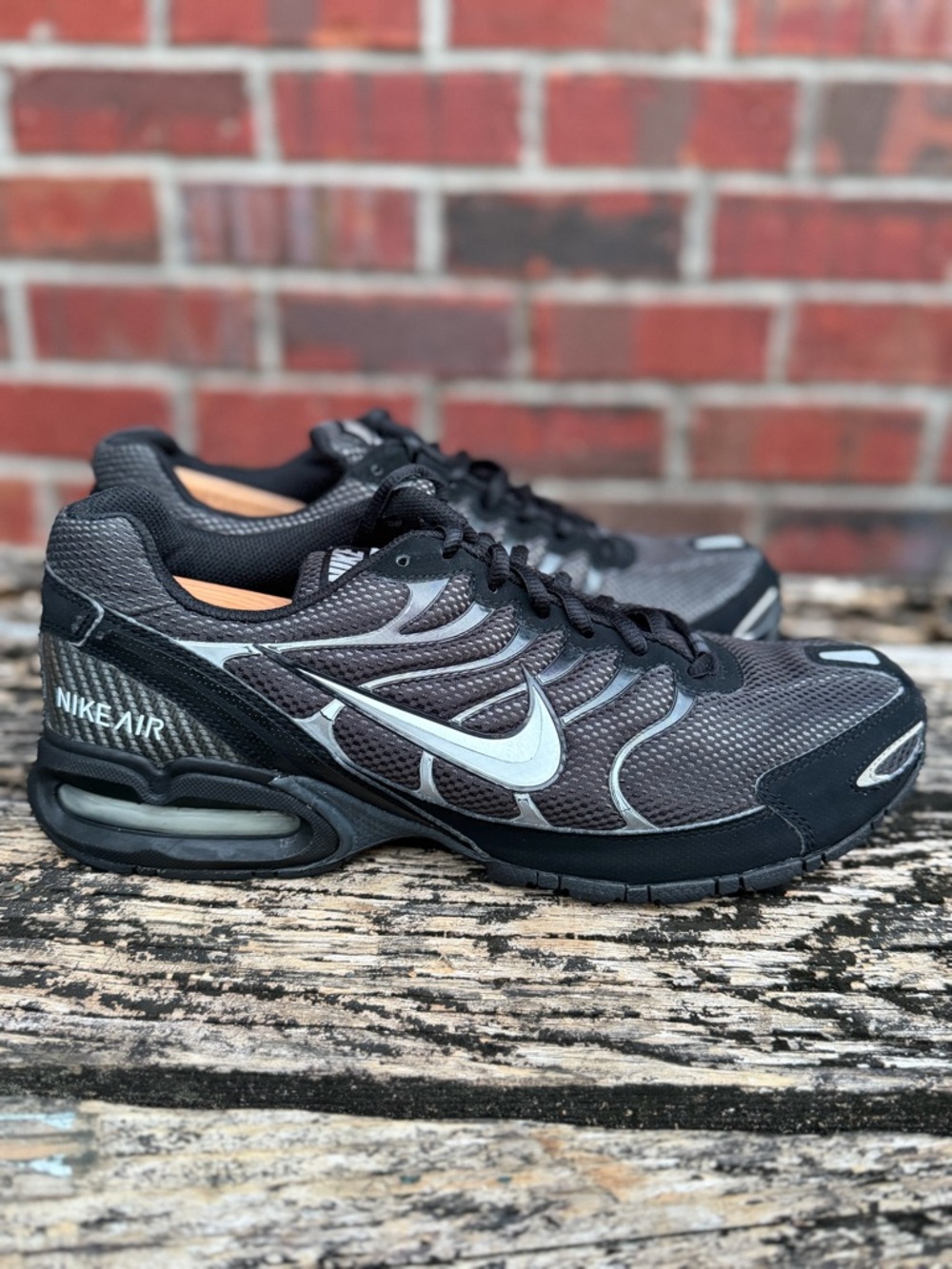Nike Air Max Torch 4 Anthracite/Black/Metallic Silver Men Sz 11 Running Shoes X1